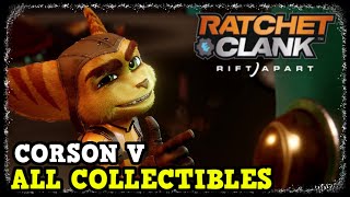 Corson V All Collectibles in Ratchet amp Clank Rift Apart Gold Bolts Spybots Armor [upl. by Swann]