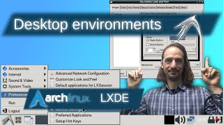 LXDE Desktop Environments on Arch Linux Ep 9 [upl. by Bealle89]