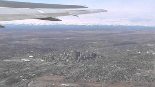 Boeing 767 takeoff from Calgary [upl. by Minsat815]