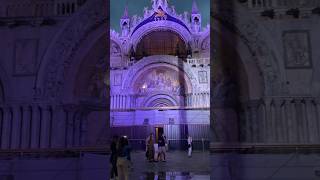 Saint Mark’s Basilica at night  Venice [upl. by Crystal588]