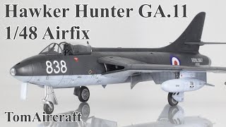 Hawker Hunter GA11 148 Airfix [upl. by Nireil]