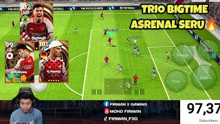 TRIO BIGTIME ARSENAL MEMANG POWER EFOOTBALL 2024 MOBILE [upl. by Oramug]