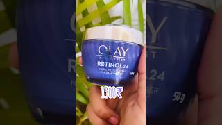 Olay Regenerist Retinol Night Moisturiser Review shorts retinol olay youtube [upl. by Sacttler189]