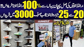 100 Original Shoes Outlet  Cheapest Stylish Shoes  Karachi Shoes Market  Runnerz Shoes [upl. by Iona]