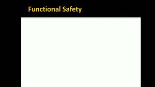 Functional Safety  Functional Safety in Automotive [upl. by Euv]