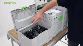 Festool TV Folge 70 SORTAINER und SYSTAINER SYSCombi [upl. by Trik]