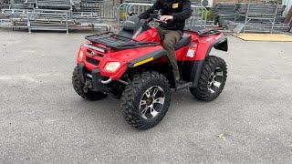 Köp ATV CanAm Outlander 800 med bandsats på Klaravik [upl. by Akihc]