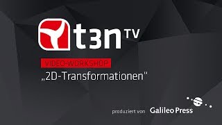 2DTransformationen mit CSS3 t3nVideoWorkshops [upl. by Anaitsirk]