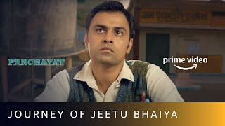 The Journey Of Abhishek Tripathi ft Jeetu Bhaiya  Panchayat  Amazon Prime Video [upl. by Helman931]