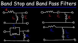 RLC Band Stop Filters and Band Pass Filters [upl. by Mukund371]