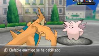 Batalla contra Serena y MegaAbsol en Ciudad Batik  Pokémon XY [upl. by Vullo]