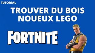 Comment trouver du bois noueux Fortnite lego [upl. by Adal]