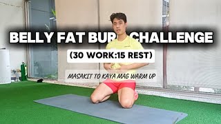 7 MINUTES BELLY FAT BURN CHALLENGE  10 Exercise 30 second work 15 seconds rest [upl. by Bak]