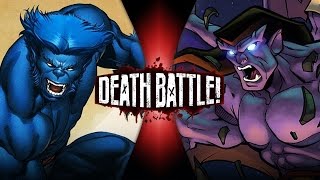 Beast VS Goliath Marvel VS Gargoyles  DEATH BATTLE [upl. by Aiela982]