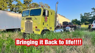 Freightliner Cabover is getting major upgrades The farm gets new gravel [upl. by Anihsak]