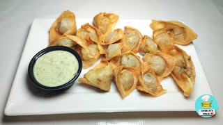 Chicken Wonton Recipe By Cooking With Khalida  Ramzan Special Recipe  Chicken Wontons  Wontons [upl. by Aikam]