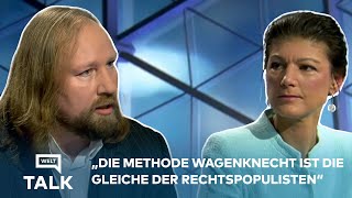 UKRAINEKRIEG Wagenknecht spricht von Legenden  Da komm Hofreiter richtig in Fahrt  WELT Talk [upl. by Dj50]