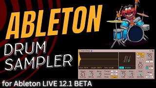 New to Ableton 121  Lives DRUM SAMPLER [upl. by Nylzor992]