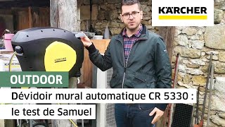 Dévidoir mural automatique CR 5330  le test de Samuel  Kärcher [upl. by Ahiel]