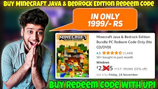 How To Buy Minecraft Java amp Bedrock Edition With Redeem Code  How To Buy Minecraft Redeem Code [upl. by Acassej166]