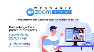 Webinário sobre a plataforma de videoconferência Zoom [upl. by Carmela153]