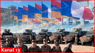 Russia accuses France of risking war in South Caucasus after Armenian arms deal [upl. by Nnaer174]