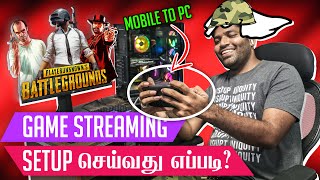 How To Setup Game Streaming  Mobile To PC Game Streaming  Ft TamilFoodie  A2D Basics [upl. by Blayne3]