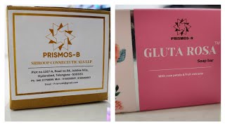 prismosB gluta rosa soap bar review glutathioneglutarosa [upl. by Anu]