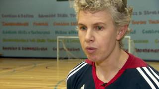 TheBlindJournalist BBC North West Tonight Goalball Package  Extended Version [upl. by Lois446]