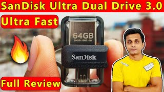 SanDisk Ultra Dual Drive USB TypeC flash drive Test [upl. by Odnalro]