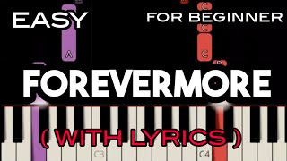 FOREVERMORE  LYRICS   SIDE A  SLOW amp EASY PIANO [upl. by Standford118]