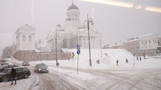 Winter in Helsinki Finland [upl. by Ingeborg599]