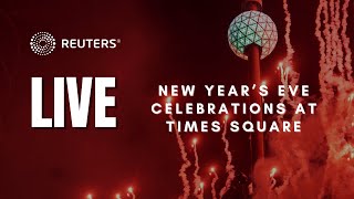 LIVE New Year’s Eve celebrations at Times Square [upl. by Ayotol]