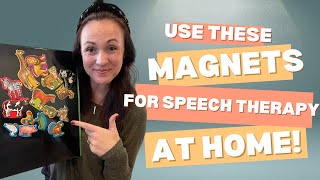 Using Magnets for Speech Therapy Practice at Home Toys That Teach Babies and Toddlers Educational [upl. by Lenrad]