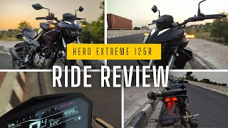 New Hero xtreme 125r ride review  Better Than Raider 125   The Anurag Yadav [upl. by Goar]