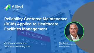 ReliabilityCentered Maintenance OnDemand Webinar Clip [upl. by Katsuyama]