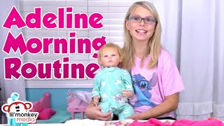 My Reborns Short  Reborn Baby Adeline Morning Routine shorts [upl. by Schweitzer355]