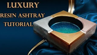 How to Make Luxury Resin Ashtray Resin Ashtray Ideas [upl. by Lankton]