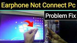 How To Fix Earphone Not Working On Pc  Pc Earphone Not Working Windows 7 [upl. by Og963]