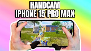 BGMI Iphone 15 pro max Handcam [upl. by Eadrahs]