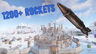 Rustoria SEA Long  BASE TOUR  ArcticHQM Quarry Walled  1200 Rockets shot [upl. by Tiebout865]