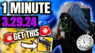 🚨 GOD ROLL HAWKMOON at XUR 🚨 Xur in 1 Minute 32924 [upl. by Ellekcir662]