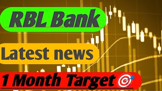 RBL Bank share target 🎯 RBL Bank share news📰 today RBL Bank share latest news [upl. by Alexi]