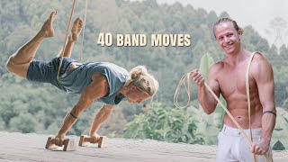 40 Best Resistance Band Exercises for FullBody Calisthenics amp Bodyweight Training [upl. by Lewak27]