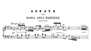 Marianna Martines  Harpsichord Sonata in A major [upl. by Sidnee]