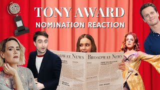 Tony Award Nomination Reaction Video [upl. by Palladin]