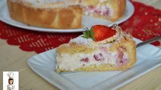 Crostata di ricotta e fragole [upl. by Nylarahs325]