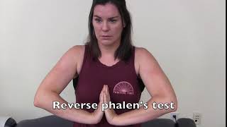 Reverse Phalens Test [upl. by Aruam631]