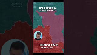 Ukraine Invasion of Russia Animated Timelapse Map kursk [upl. by Charron885]