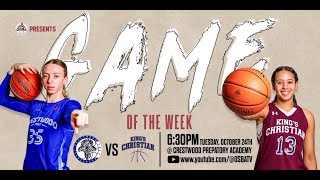 OSBA GAME OF THE WEEK  Womens Basketball  Crestwood Prep vs Kings Christian [upl. by Emerej]